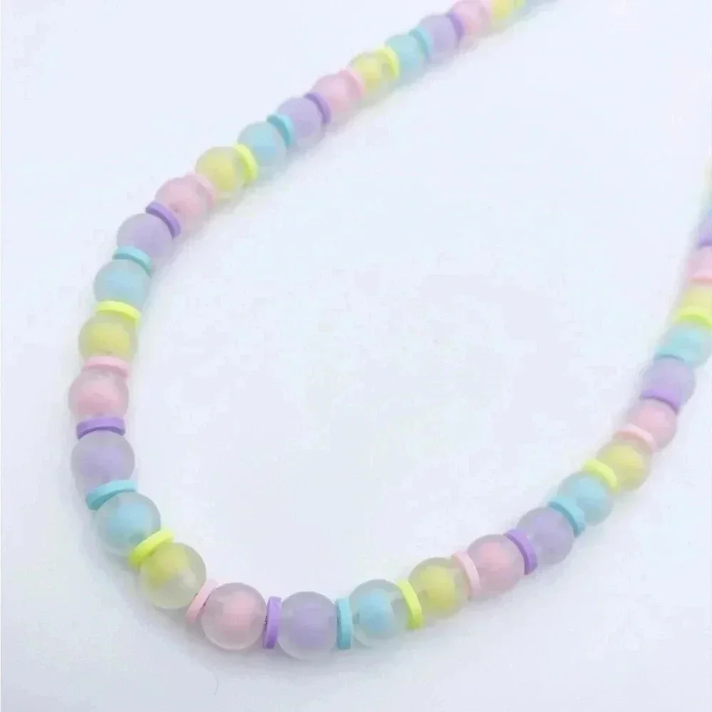 COLORFUL Beaded Jewelry Set |Gift for girls | Dainty Necklace| girls jewelry